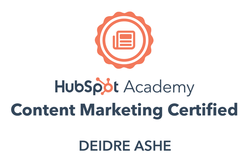 Deidre Ashe | New Hampshire copywriter, writer, content writer